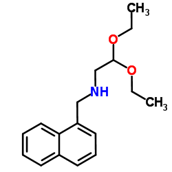 2,2-Diethoxy-N-(1-naphthylmethyl)ethanamine Structure