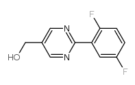 [2-(2,5-Difluoro-phenyl)-pyrimidin-5-yl]-methanol Structure