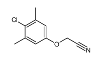 2-(4-氯-3,5-二甲基苯氧基)乙腈结构式