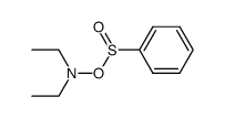N,N-diethyl-O-(phenylsulfinyl)hydroxylamine结构式