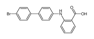N-(4'-bromo-biphenyl-4-yl)-anthranilic acid Structure