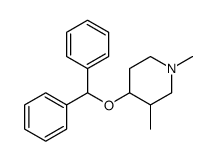 4-benzhydryloxy-1,3-dimethylpiperidine Structure