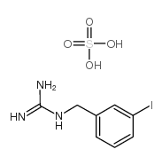3-碘苄基胍-硫酸盐结构式