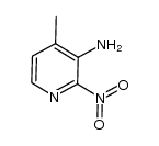 3-amino-4-methyl-2-nitro pyridine结构式