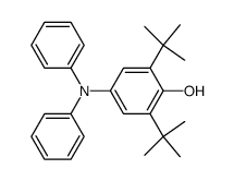 4-Hydroxy-3,5-di-tert.-butyl-triphenylamin Structure