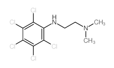1,2-Ethanediamine,N1,N1-dimethyl-N2-(2,3,4,5,6-pentachlorophenyl)-结构式