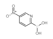 5-Nitropyridine-2-boronic acid Structure