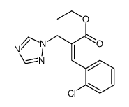 (E)-2-((1H-1,2,4-噻唑-1-基)甲基)-3-(2-氯苯基)丙烯酸乙酯结构式