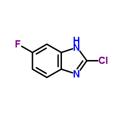 2-氯-6-氟苯并咪唑结构式
