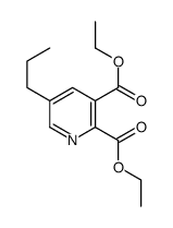 diethyl 5-propylpyridine-2,3-dicarboxylate Structure