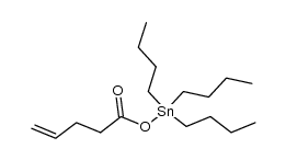 tributylstannyl pent-4-enoate Structure