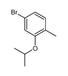 4-溴-2-异丙氧基-1-甲基苯结构式