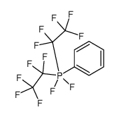 difluoro-bis(1,1,2,2,2-pentafluoroethyl)-phenyl-λ5-phosphane结构式