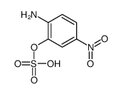 (2-amino-5-nitrophenyl) hydrogen sulfate结构式
