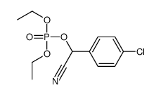 [(4-chlorophenyl)-cyanomethyl] diethyl phosphate结构式
