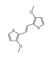 trans-1,2-di(3-methoxy-2-thienyl)ethene Structure