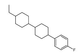 4-乙基-4-(4-氟苯)-1,1-联环己烷结构式