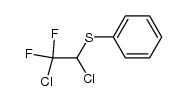 1,2-dichloro-2,2-difluoroethyl phenyl sulfide结构式
