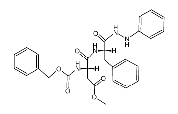 Z-Asp(OCH3)-Phe-NH-NH-Ph Structure