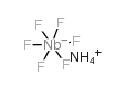 六氟铌酸铵结构式