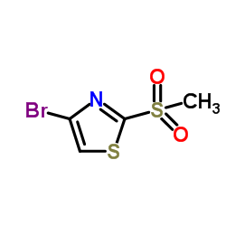 4-Bromo-2-(methylsulfonyl)-1,3-thiazole Structure