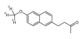 萘丁美酮-D3结构式