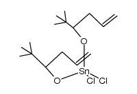 dichlorobis((2,2-dimethylhex-5-en-3-yl)oxy)stannane结构式