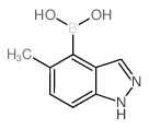 5-Methyl-1H-indazole-4-boronic acid Structure