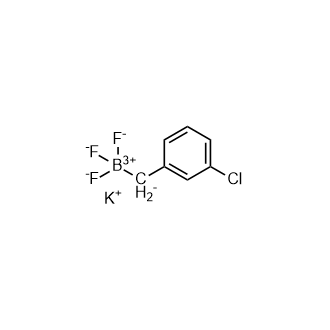 Potassium(3-chlorobenzyl)trifluoroborate Structure