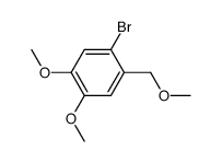 1-bromo-3,4-dimethoxy-6-(methoxymethyl)benzene Structure