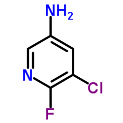 5-amino-3-chloro-2-fluoropyridine结构式