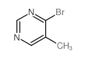 4-溴-5-甲基嘧啶结构式