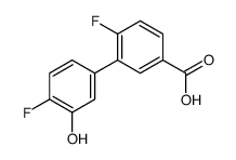 4-fluoro-3-(4-fluoro-3-hydroxyphenyl)benzoic acid Structure