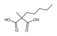 methyl-pentyl-malonic acid Structure