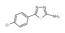 2-amino-5-(4-bromophenyl)-1,3,4-thiadiazole Structure
