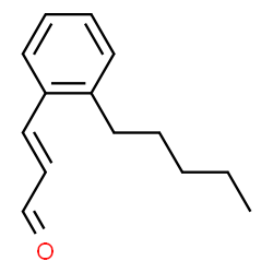 alpha-amyl cinnamaldehyde Structure