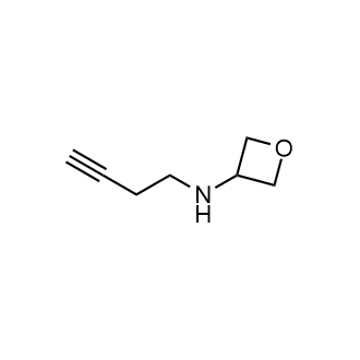 n-(丁-3-炔-1-基)氧杂环丁烷-3-胺结构式