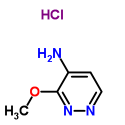 3-甲氧基哒嗪-4-胺盐酸盐结构式