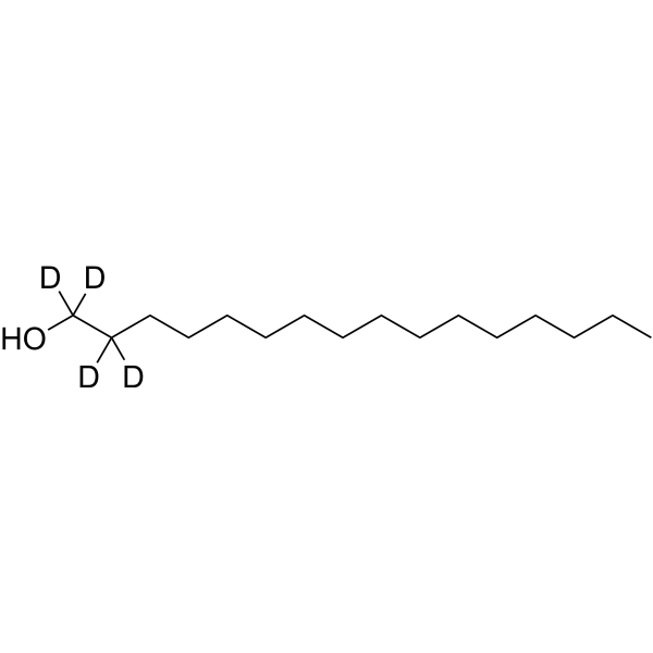 1-Hexadecanol-d4 Structure