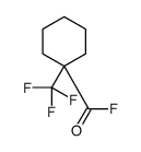 Cyclohexanecarbonyl fluoride, 1-(trifluoromethyl)- (9CI)结构式