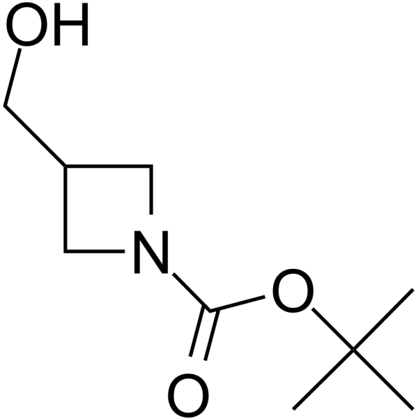 1-Boc-azetidine-3-yl-methanol Structure
