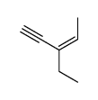 (Z)-3-ethylpent-3-en-1-yne结构式