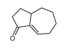 3,3a,4,5,6,7-hexahydro-2H-azulen-1-one结构式