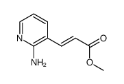 (E)-methyl 3-(2-aminopyridin-3-yl)acrylate Structure