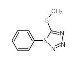 5-甲硫基-1-苯基-1H-四氮唑结构式