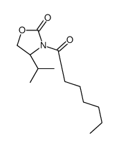 (4S)-3-heptanoyl-4-propan-2-yl-1,3-oxazolidin-2-one Structure