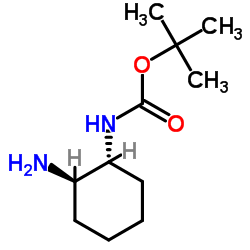 1R,2R-N-Boc-环己二胺结构式