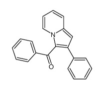 phenyl-(2-phenylindolizin-3-yl)methanone结构式