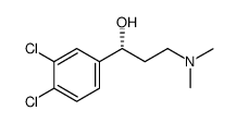 (R)-1-(3,4-二氯-苯基)-3-二甲基氨基-1-丙醇结构式