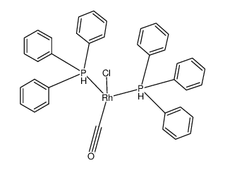 trans-Carbonylchlorobis-(triphenylphosphino)-rhodium结构式